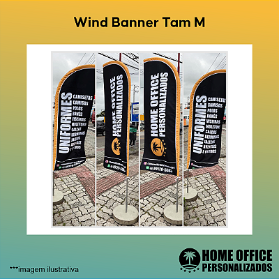 Wind Banner Personalizado - Tamanho M