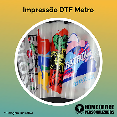 Serviço de Impressão de DTF - 28x100 cm
