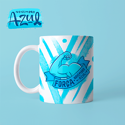 Caneca em cerâmica 325 ml - Artes Novembro Azul