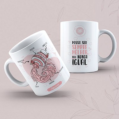 Caneca em cerâmica 325 ml - Artes Signos