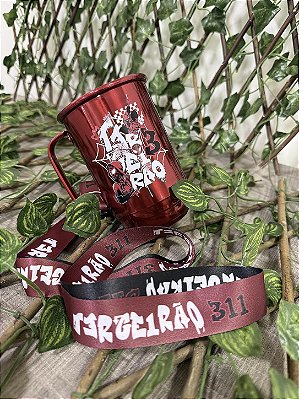Caneca Chopp Alumínio 550 ml - Personalizado com tirante