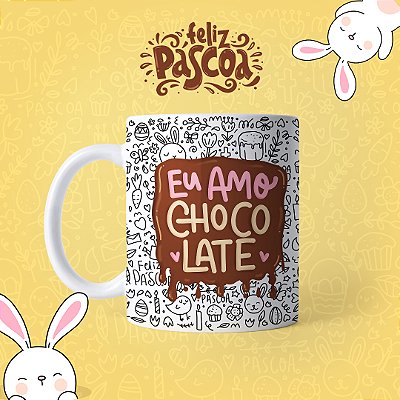 Caneca em cerâmica 325 ml - Artes Páscoa