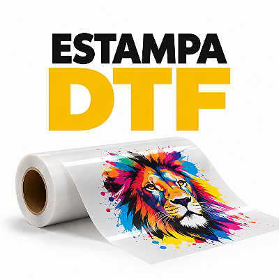 Serviço de Impressão de DTF - 58 cm x 3 metros ou mais - Valor metro