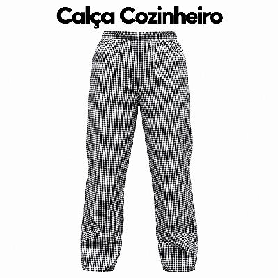 Calça cozinheiro