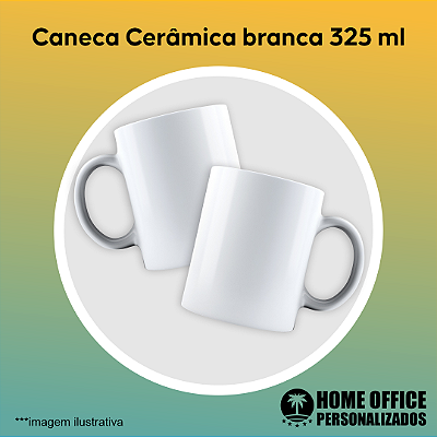 Caneca em Cerâmica 325 ml Personalizada