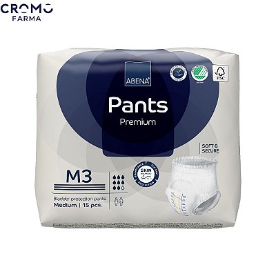 Fralda Abena Pants Premium M3 c/15 unid