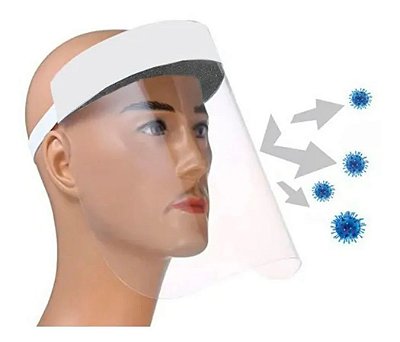 Máscara de Proteção Facial Face Shields Golden Land Ante-Embaçante