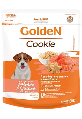 Biscoito Golden Cookie Filhote Salmão e Quinoa