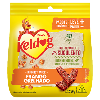 Bifinho Keldog Sabor Frango Grelhado - Kelco - Vencimento 22/11/25