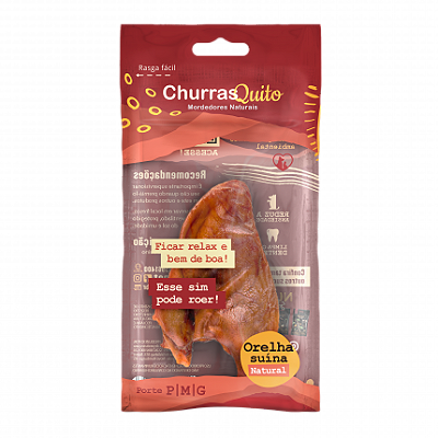 Orelha Suína Natural Todos os Portes - Churrasquito