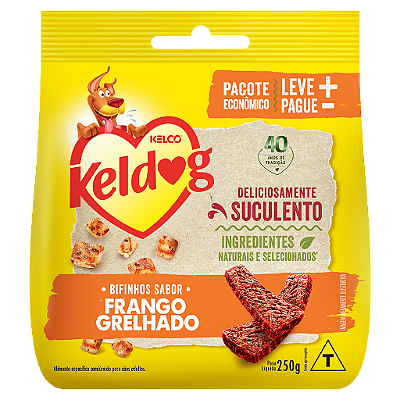 Bifinho Keldog Sabor Frango Grelhado - Kelco