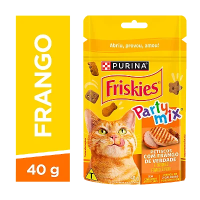 Biscoito Purina Friskies Party Mix Gatos Adultos 40gr
