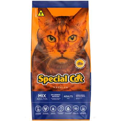 Ração Special Cat Mix Para Gatos Adulto Sem Corantes - Premium