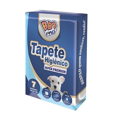 Tapete Higiênico Super Premium BBB PAD 56 cm x 56 cm