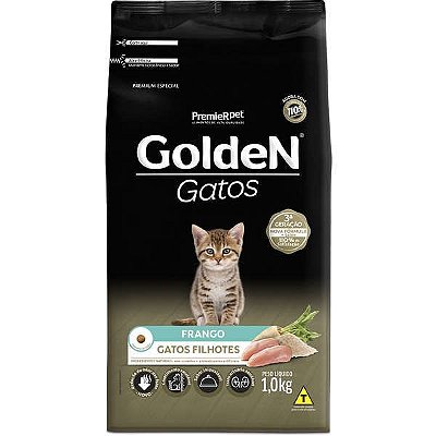 Ração Golden Gatos Filhotes Frango