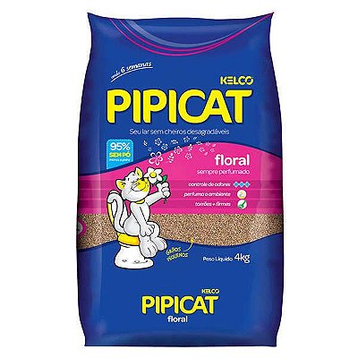 Areia Sanitária Kelco Pipicat Floral