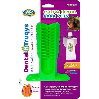 Escova Dental Truqys Pets para Cães pequena