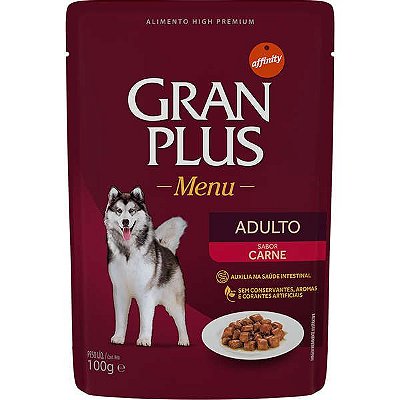 Ração Úmida Affinity GranPlus Sachê Para Cães Adultos 100 gr