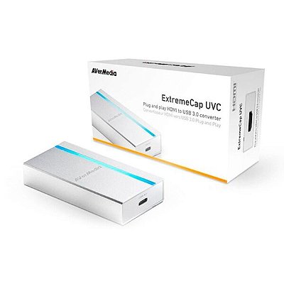 Placa de Captura Externa Portátil Avermedia Extremecap UVC, 1920×1080, USB Type-C – BU110 – 10613