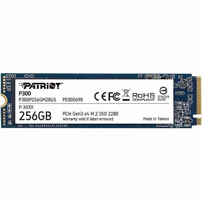 SSD 256GB M.2 Patriot P300P256GM28 Leitura 1.700mbs Gravação 1.100mbs – 11202