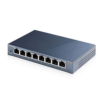 Switch TP-LINK 8 Portas GIGABIT TL-SG108 10/100/1000 – 7471