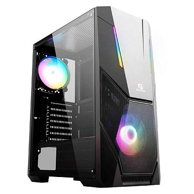 Gabinete Gamer Fortrek Black Hawk Mid Tower RGB – 10660