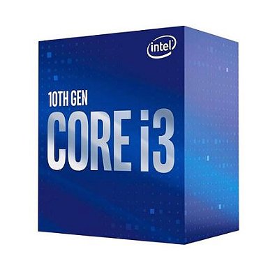 Processador Intel Core I3 10100F 3.60 GHZ  LGA  1200 - BOX (S) - BX8070110100F - 10ª GER -10271