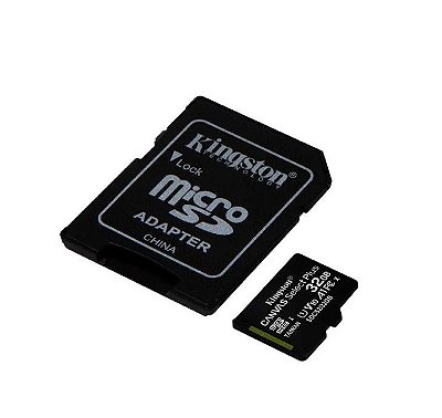 Cartão de Memoria Kingston Micro SD 32gb Canvas Select Plus Classe 10  C/ Adaptador - Sdcs2/32gb - 7968