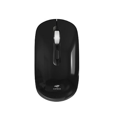 Mouse C3Tech Wireless Recarregável M-W80BK - 12656