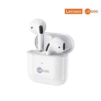 Fone de Ouvido Lecoo Bluetooth 5.1 Intra EW310 Branco - 12659