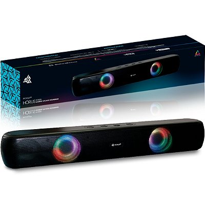 Soundbar para PC e Notebook 10W P2 3,5mm com LED KNUP - KP-RO833 - 12734