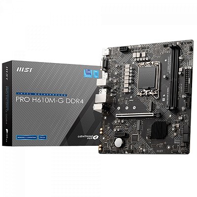 PLACA MAE MSI H610M-G PRO DDR4 INTEL LGA 1700 M-ATX - 12589