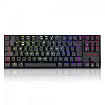 TECLADO MECANICO REDRAGON KUMARA PRO WIR/BT RGB SWITCH BLACK - 12970