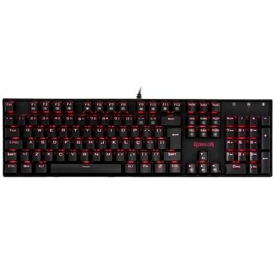 TECLADO REDRAGON MITRA SINGLE COLOR SWITCH VERMELHO - 12973