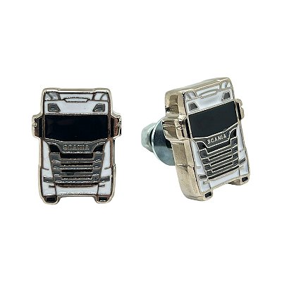 Par de Parafusos para Placa Scania Caminhão Branco