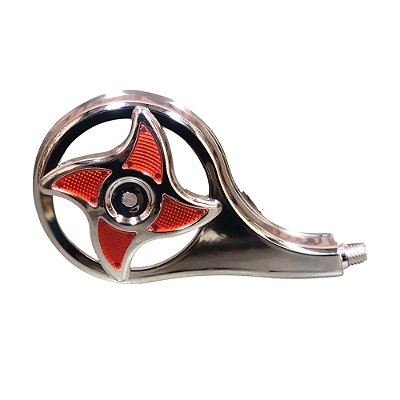 Calota Rodoar 4 Pontas Laranja