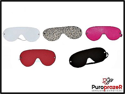 TAPA OLHOS EM COURO SINTÉTICO - BRASIL FETICHE