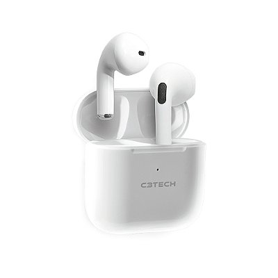 Fone Bluetooth C3Tech EP-TWS-21WH Branco