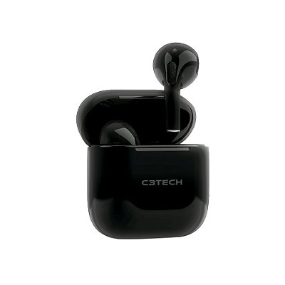 Fone Bluetooth C3Tech EP-TWS-21BK Preto