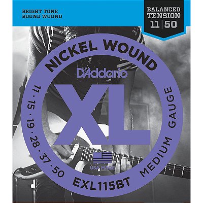 Encordoamento Para Guitarra D'addario EXL115b .011-.049