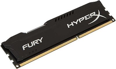 Memória Kingston HyperX 4GB 1600MHz DDR3 CL10 DIMM FURY Black Series HX316C10FB/4