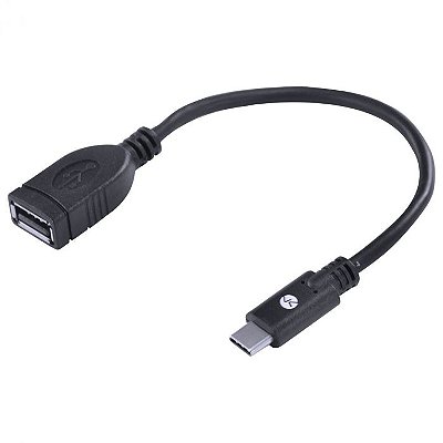 Adaptador Vinik Usb Tipo C x Usb Fêmea com Função OTG ACOTGU-20CM