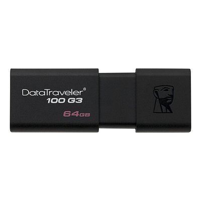 Pen Drive Kingston 64GB DTIG3/64 Preto