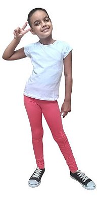 Calça Legging Infantil Tomate