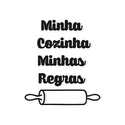 Decorativo Vazado Minha Cozinha