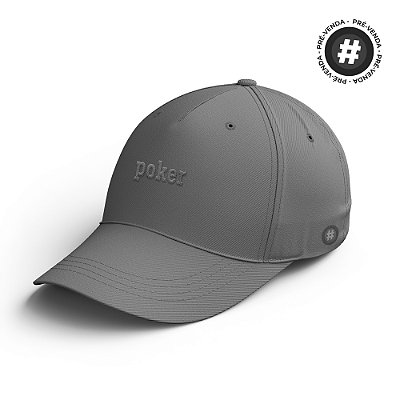 Boné Dad Hat Poker - Chumbo | PRÉ-VENDA