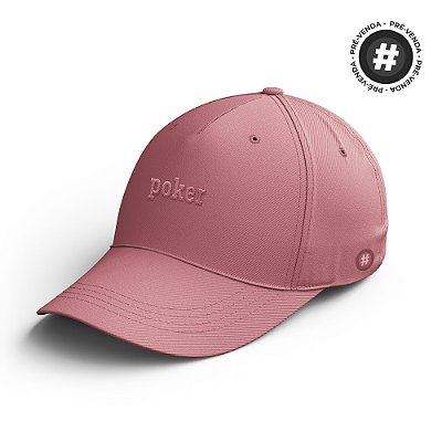 Boné Dad Hat Poker - Rosa | PRÉ-VENDA