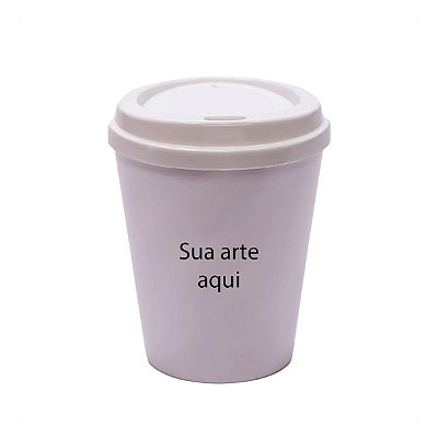 30 Copos de café 200ml personalizados