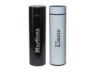 Garrafa térmica personalizado c/ termômetro