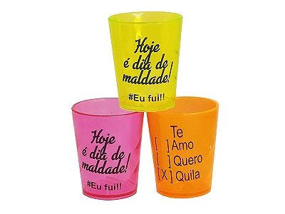 200 copos shot 70ml personalizados